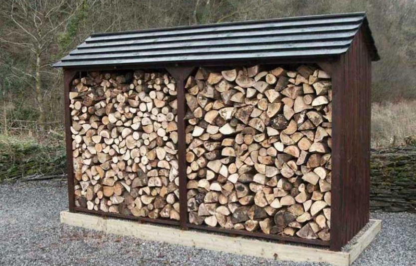 Дровітня своїми руками як елемент ділянки